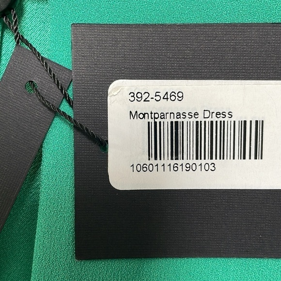 Judith & Charles Montparnasse Dress Spearmint Green Longsleeve High Neck 4 New - Picture 10 of 11